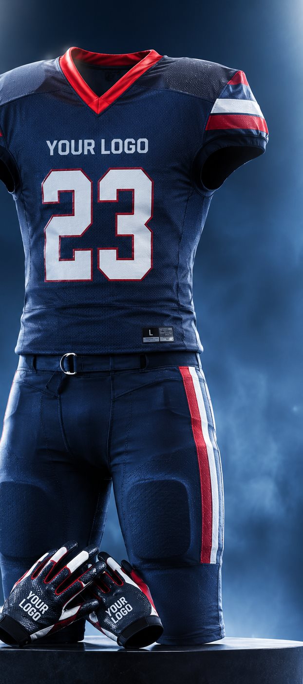 American football OEM jersey pants and gloves