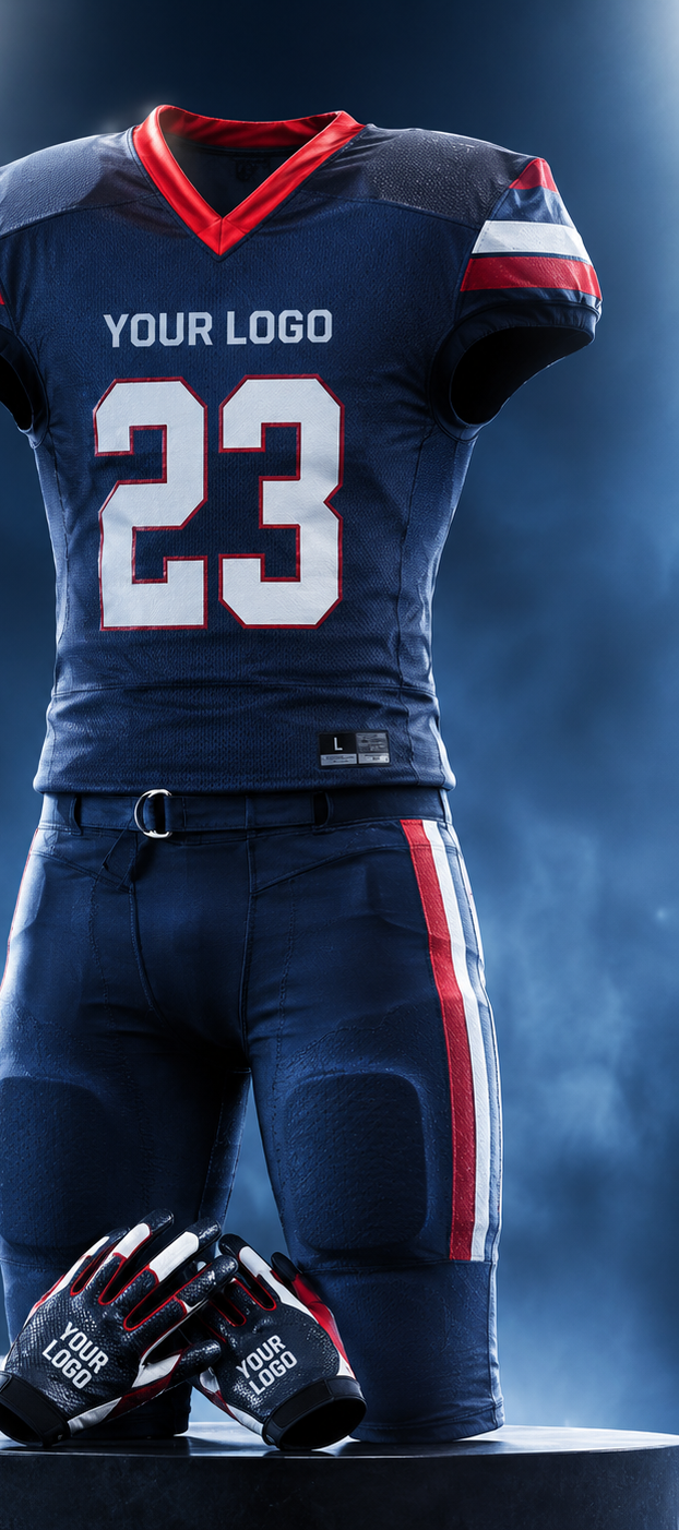 American football OEM jersey pants and gloves