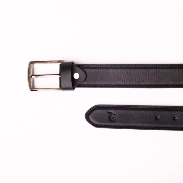 Black Belt With Single Pin Buckle - Image 3