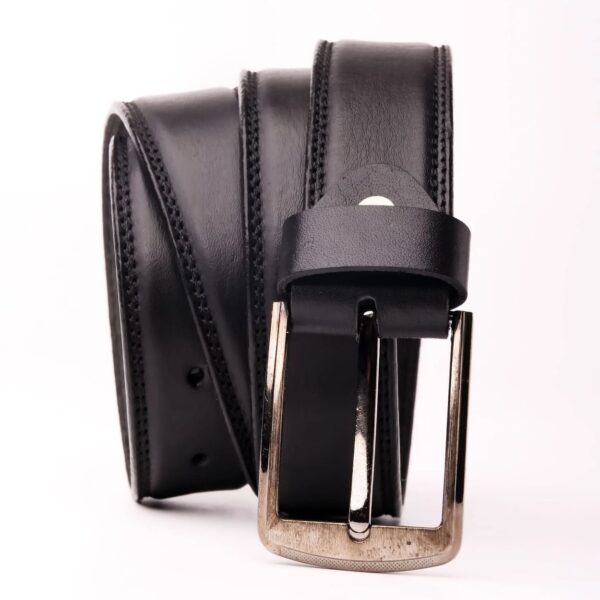 Black Belt With Single Pin Buckle - Image 4