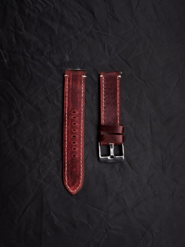 Standard 22mm-Handmade Leather Watch Strap - Image 3