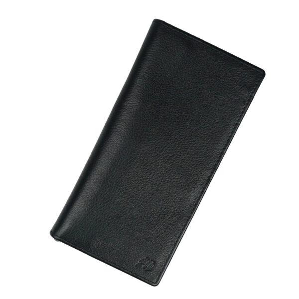 Executive Leather Long Wallet BLACK - Image 3