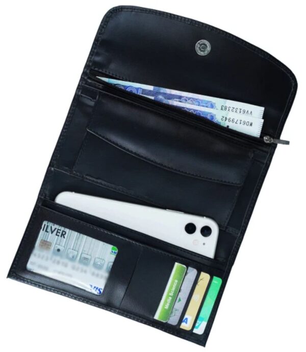 Women Essential Everyday Leather Clutch Wallet - Image 2