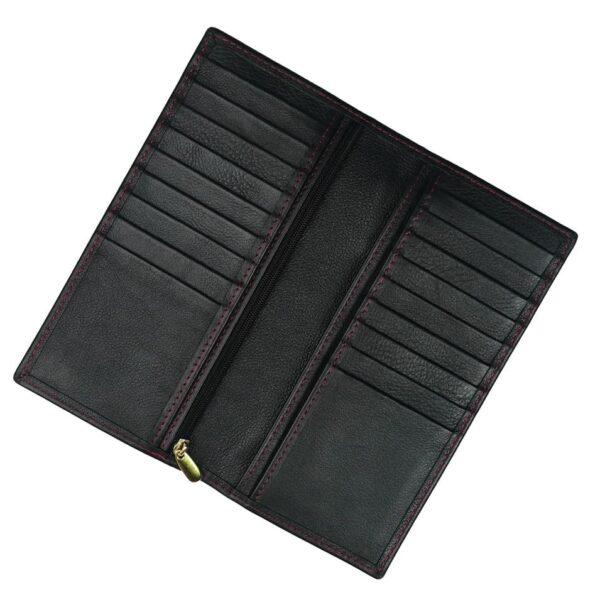 Executive Leather Long Wallet BROWN - Image 2