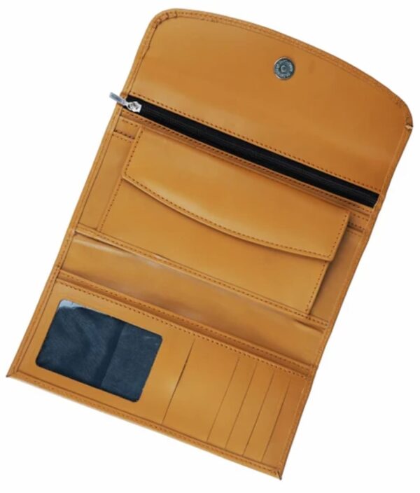 Women Essential Everyday Leather Clutch Wallet - Image 3