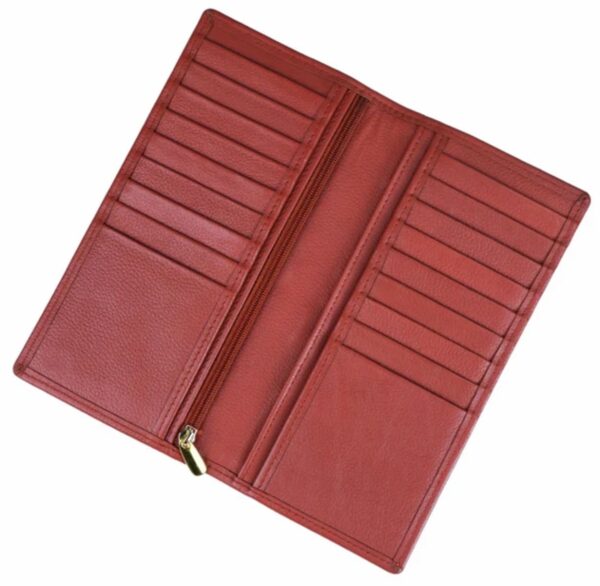 Executive Leather Long Wallet TAN - Image 3