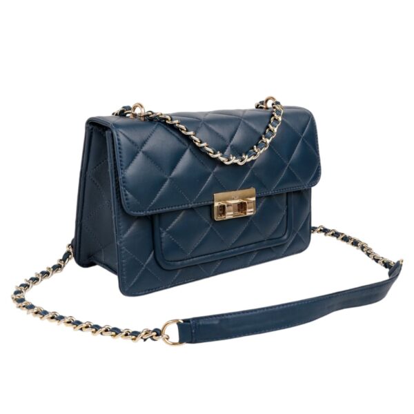 Flora Quilted Crossbody Leather Bag - Image 6