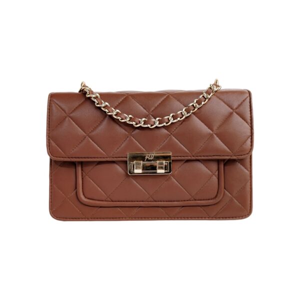 Flora Quilted Crossbody Leather Bag - Image 7