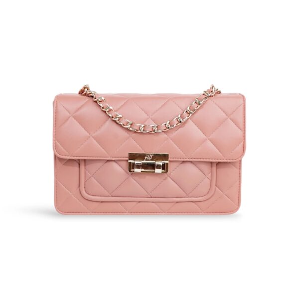 Flora Quilted Crossbody Leather Bag - Image 5